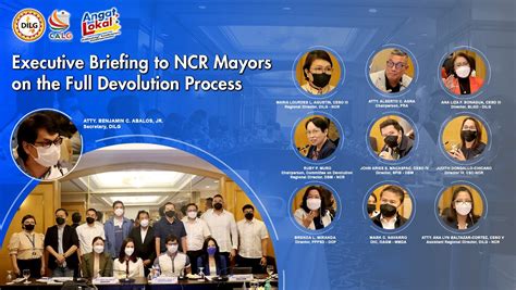 DIRECTORY OF LOCAL CHIEF EXECUTIVES IN NCR.